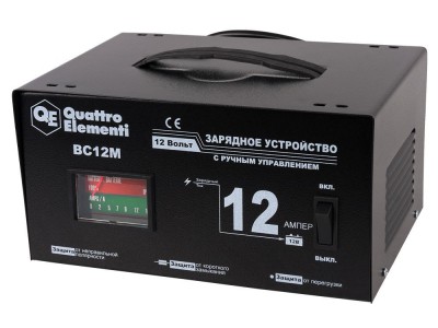 Зарядное устройство QUATTRO ELEMENTI BC 12M