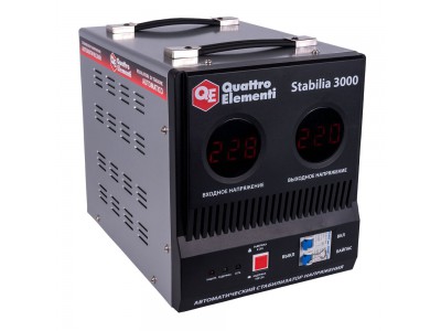 Стабилизатор напряжения QUATTRO ELEMENTI Stabilia 3000 (байпас)
